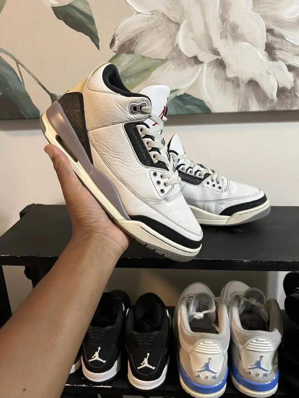 Size 9 - Air Jordan 3 Retro Cement Grey